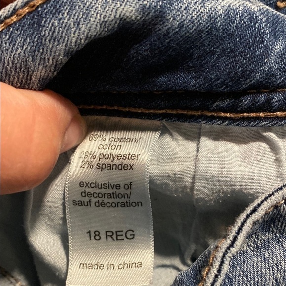 Maurices Flare Wide Leg Jeans | Size 18 | Vintage Wash | Curve Fit - Picture 3 of 5